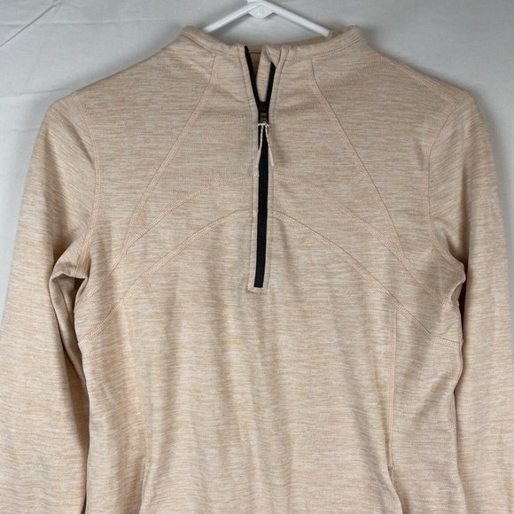 T by Talbots Jacket Women's Size P Peach‎ Track Running Athleisure 1/2 Zip - Picture 3 of 15